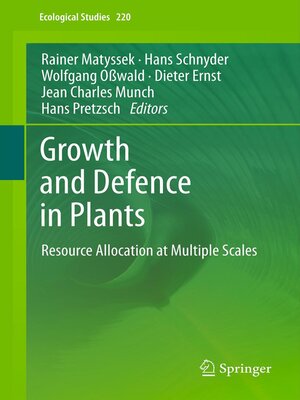 cover image of Growth and Defence in Plants